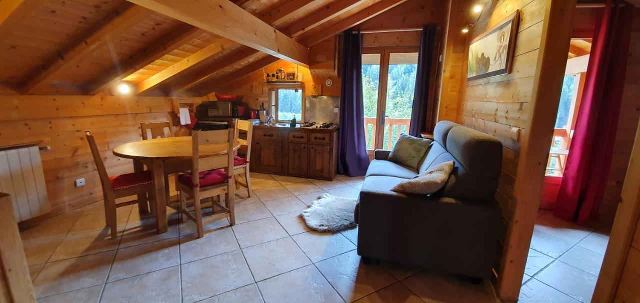 Bienvenue Dans Notre Chalet! Appartement Les Sitelles Le Grand-Bornand Buitenkant foto